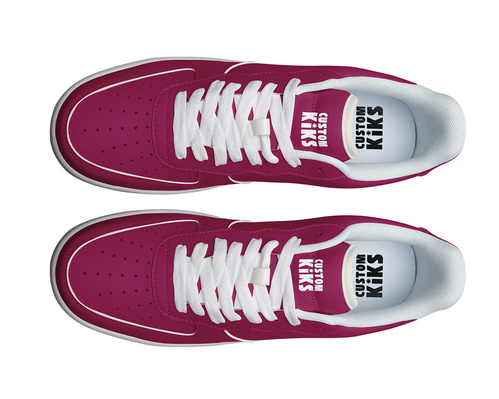 Mulberry Sneakers: Solid Mulberry Court Sneakers