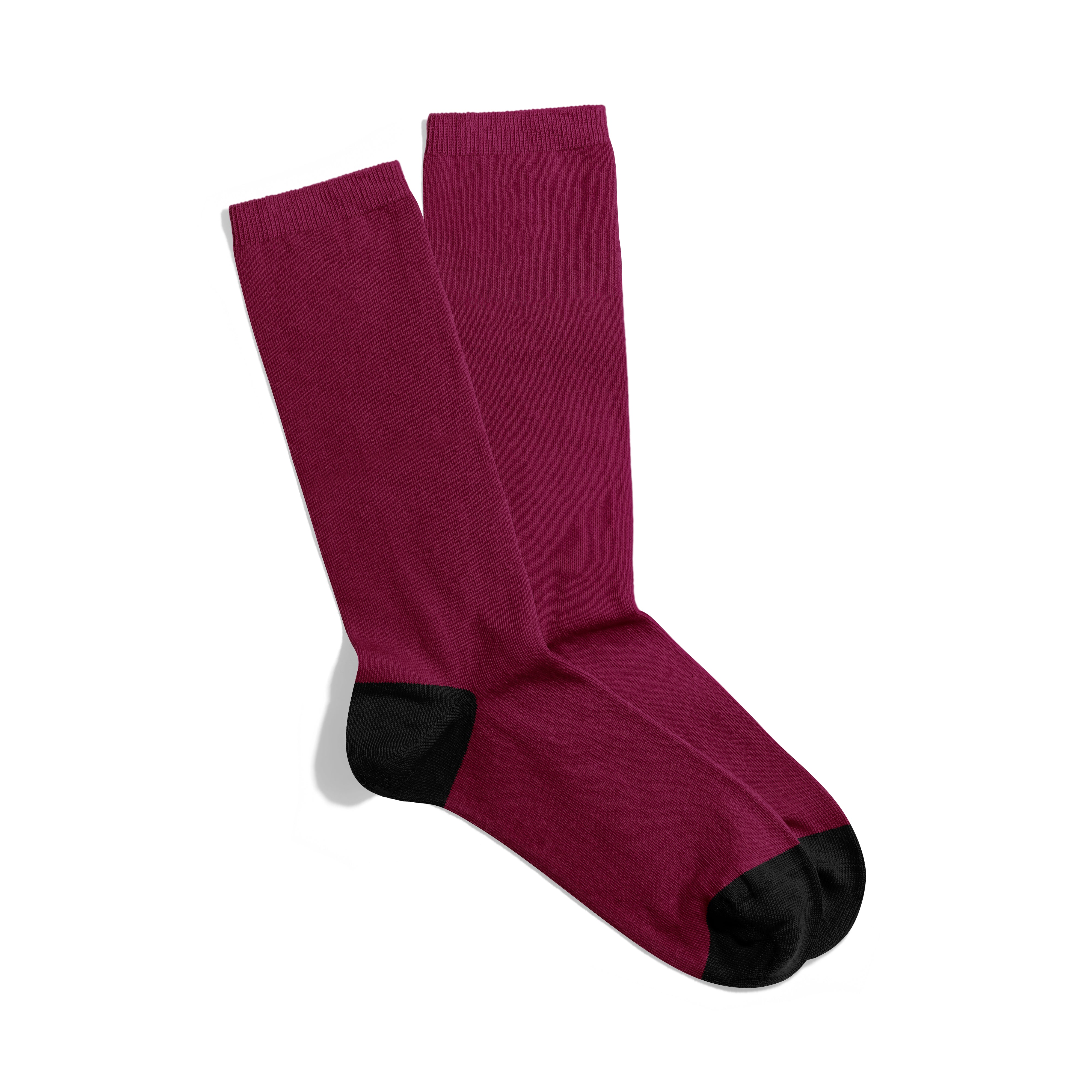 Mulberry Red Socks