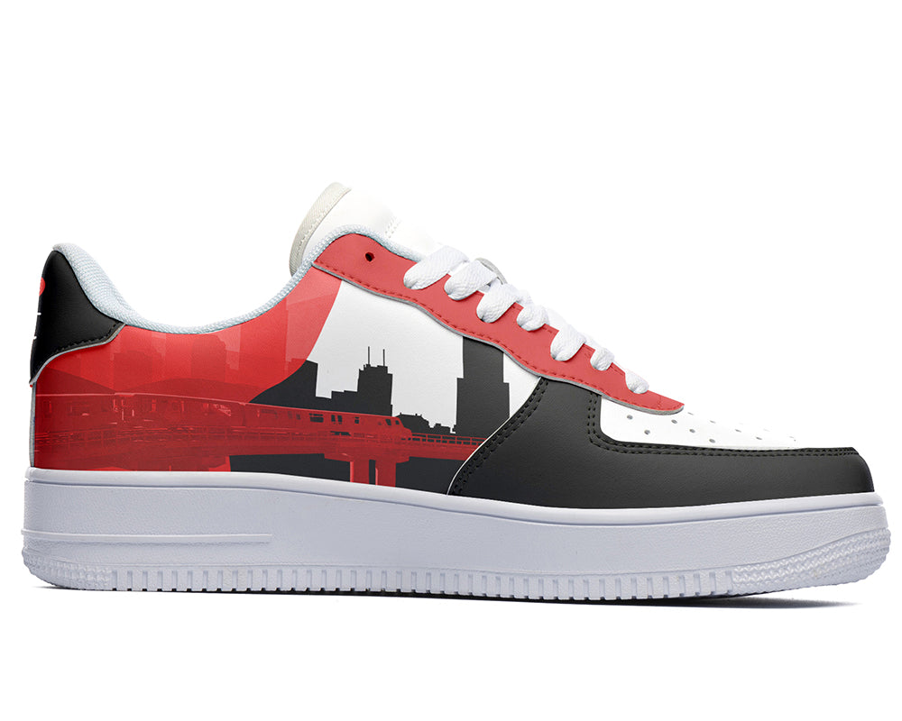 Chicago Sneakers: Chicago Skyline Court Sneakers