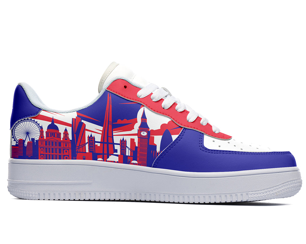 London Sneakers: London Skyline Court Sneakers