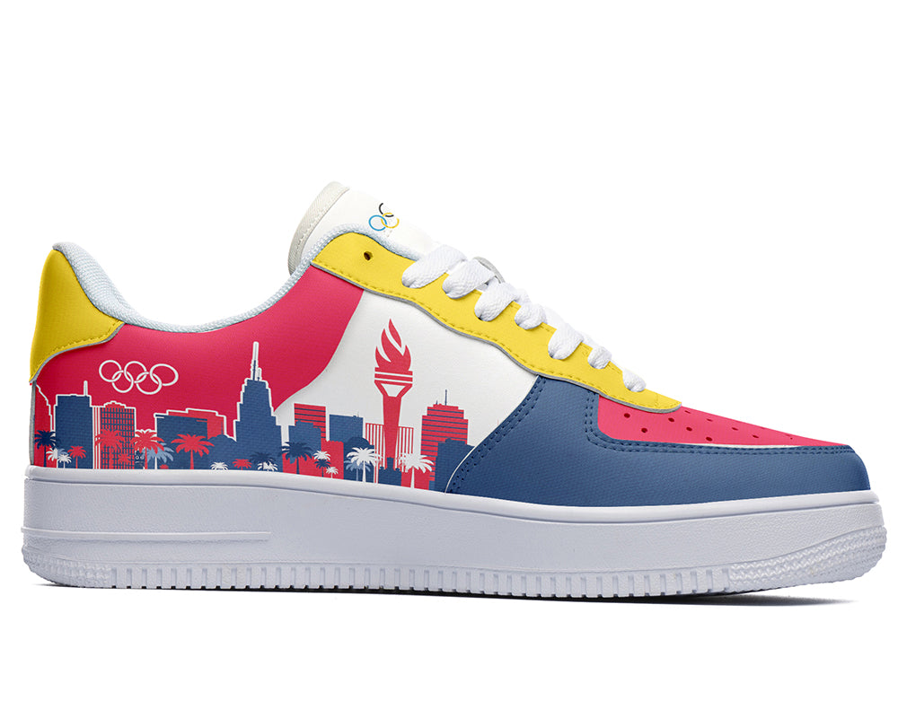 Los Angeles Sneakers: Los Angeles Skyline Court Sneakers - 2028 Olympics Edition