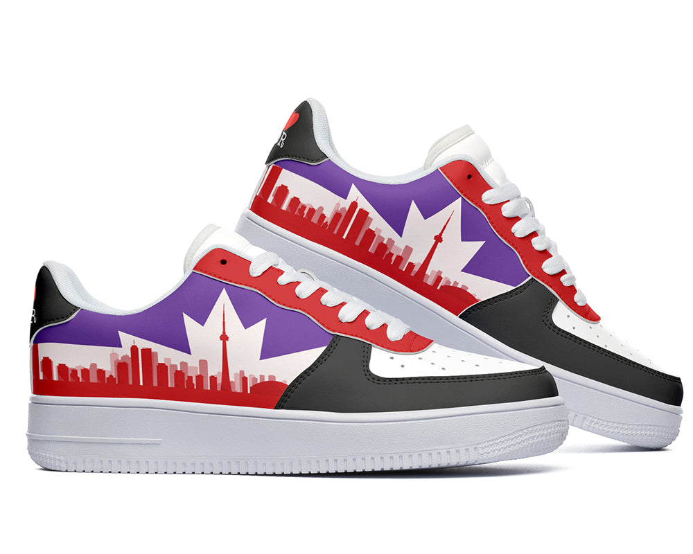 Toronto Sneakers: Toronto Skyline Court Sneakers