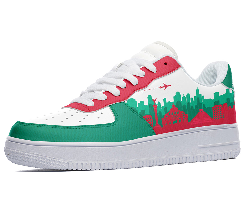 Mexico City Sneakers: Mexico City Pattern Court Sneakers