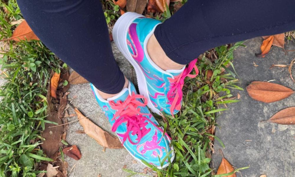 Octopus Sneakers: Octopus Pattern Court Sneakers