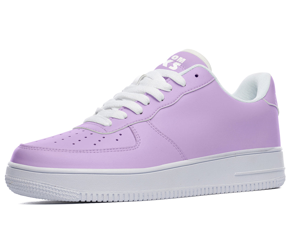 Wisteria Sneakers: Solid Wisteria Court Sneakers