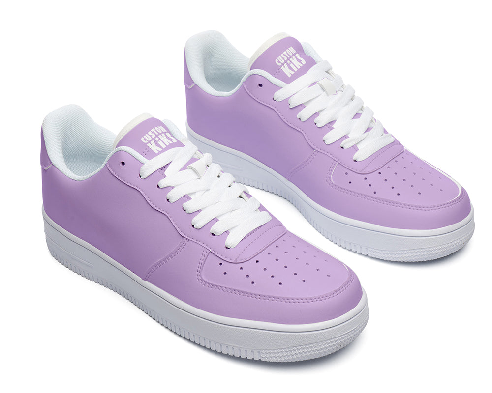 Wisteria Sneakers: Solid Wisteria Court Sneakers