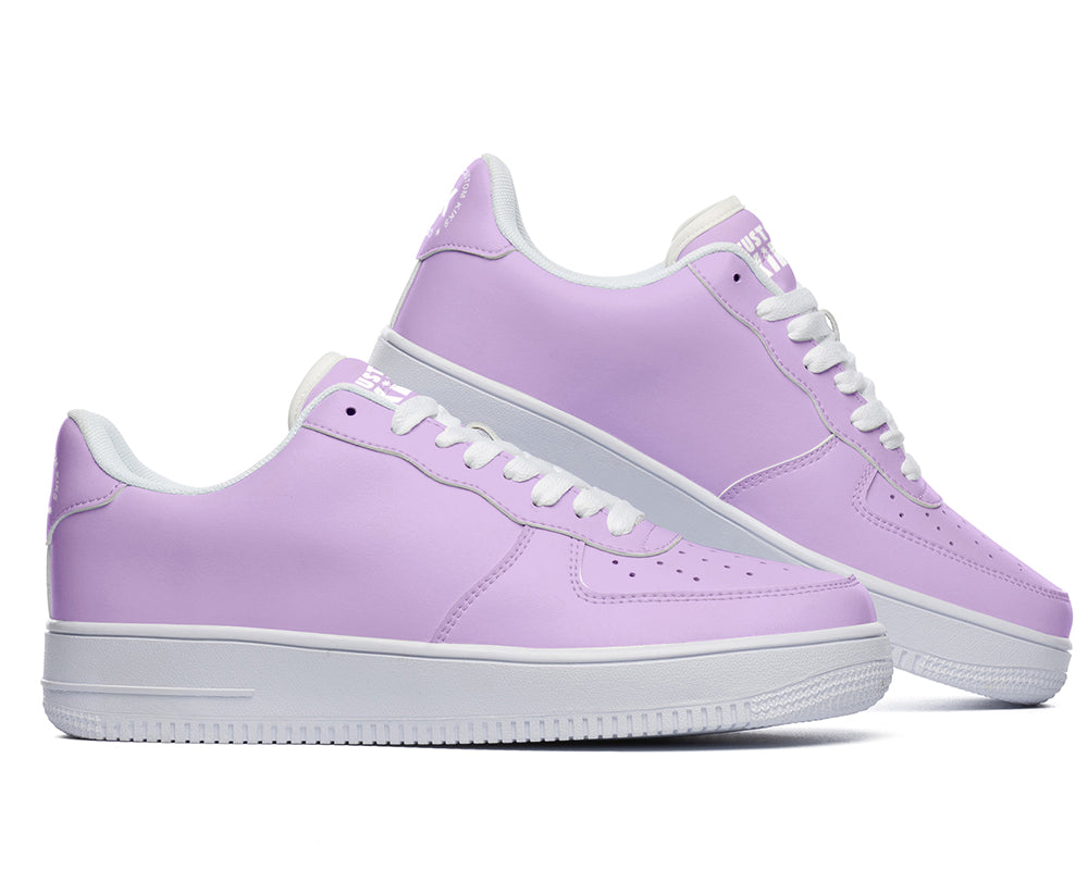 Wisteria Sneakers: Solid Wisteria Court Sneakers