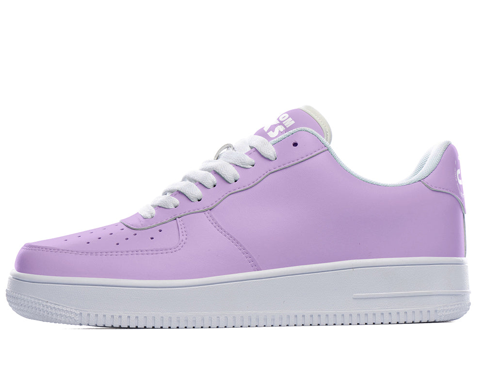 Wisteria Sneakers: Solid Wisteria Court Sneakers