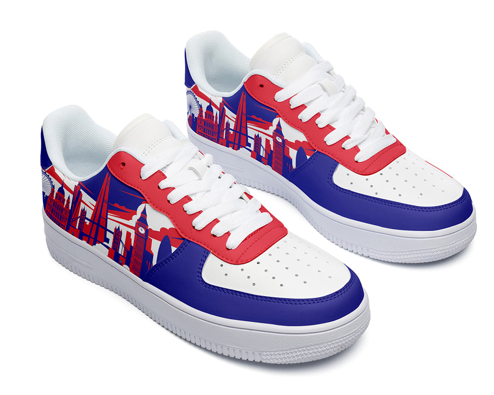 London Sneakers: London Skyline Court Sneakers