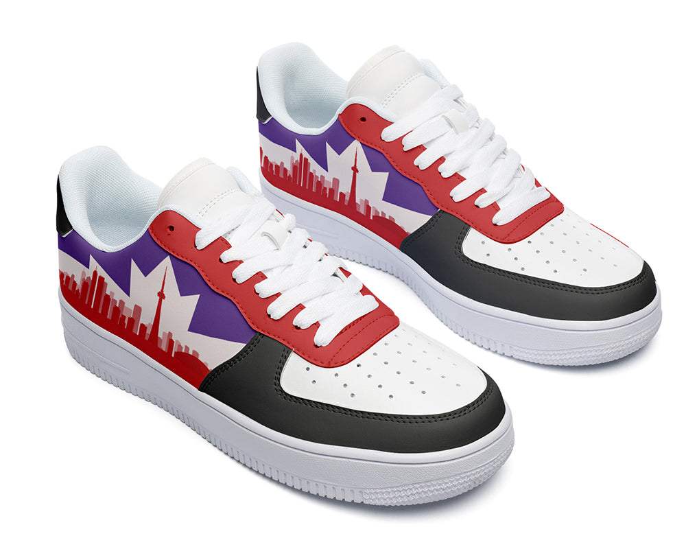 Toronto Sneakers: Toronto Skyline Court Sneakers