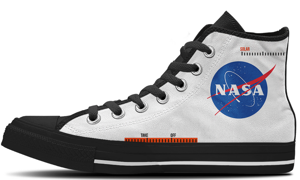 NASA Sneakers: NASA Logo High Top Sneakers
