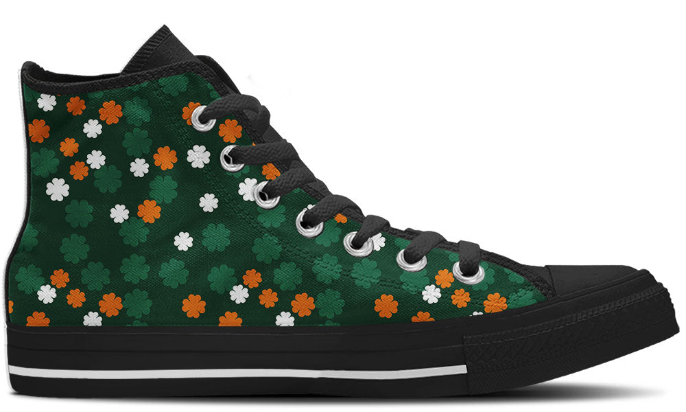 Lucky Clover Green Sneakers for St. Patrick's Day Celebration – Comfortable & Stylish Parade Shoes