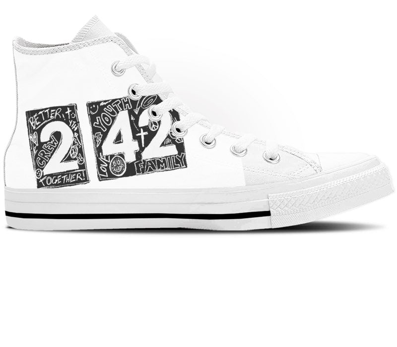 Design Your Own - White High Tops