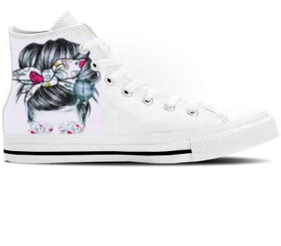 Design Your Own - White High Tops
