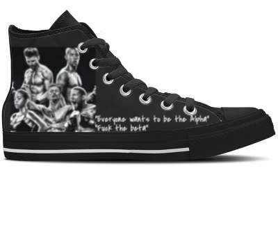 Design Your Own - Black High Tops