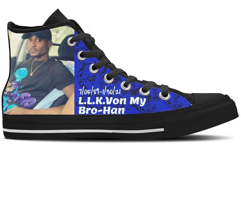 Design Your Own - Black High Tops