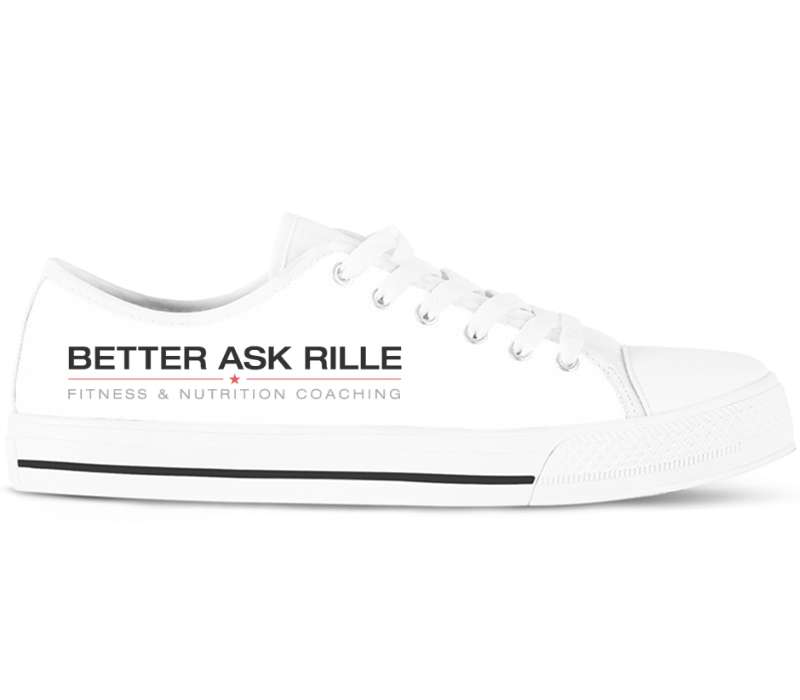 Design Your Own - White Low Tops