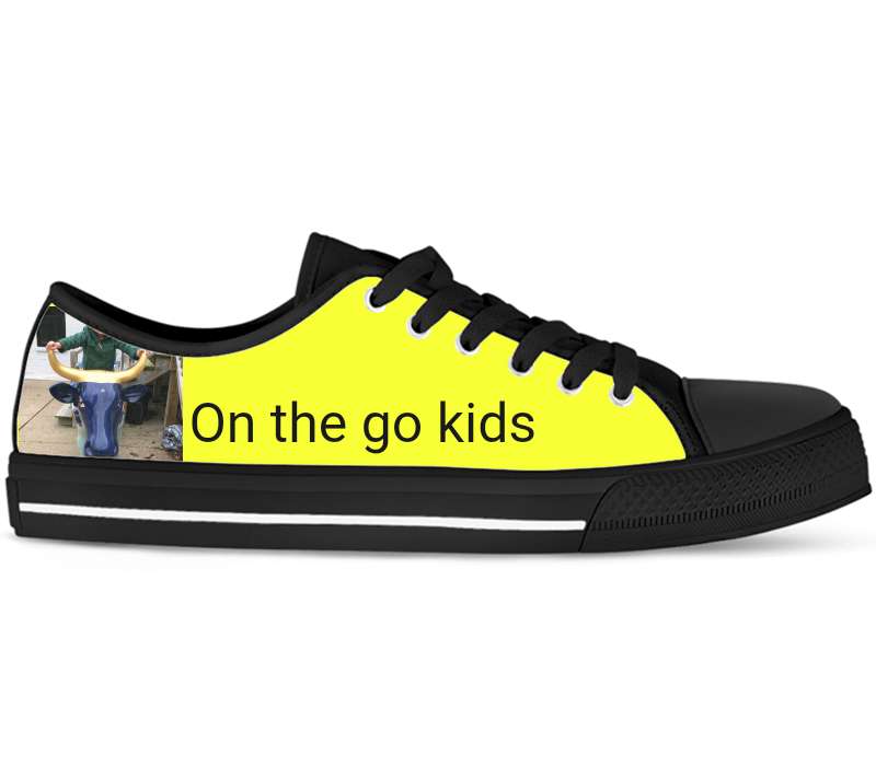Design Your Own - Black Low Tops