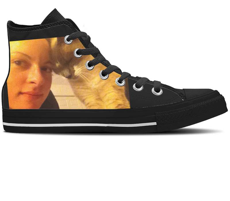Design Your Own - Black High Tops