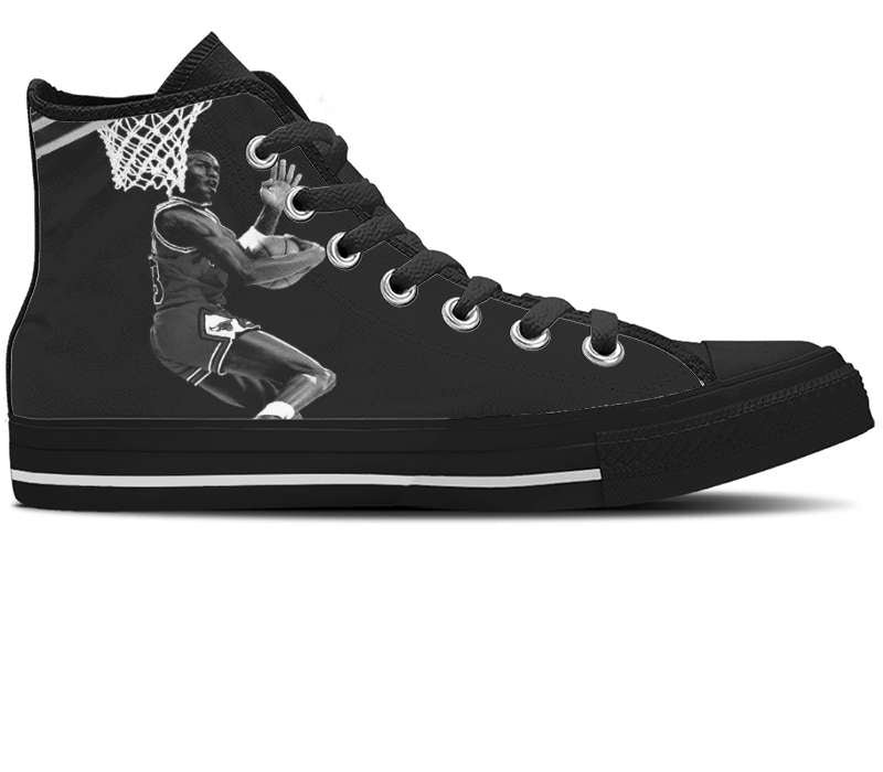 Design Your Own - Black High Tops