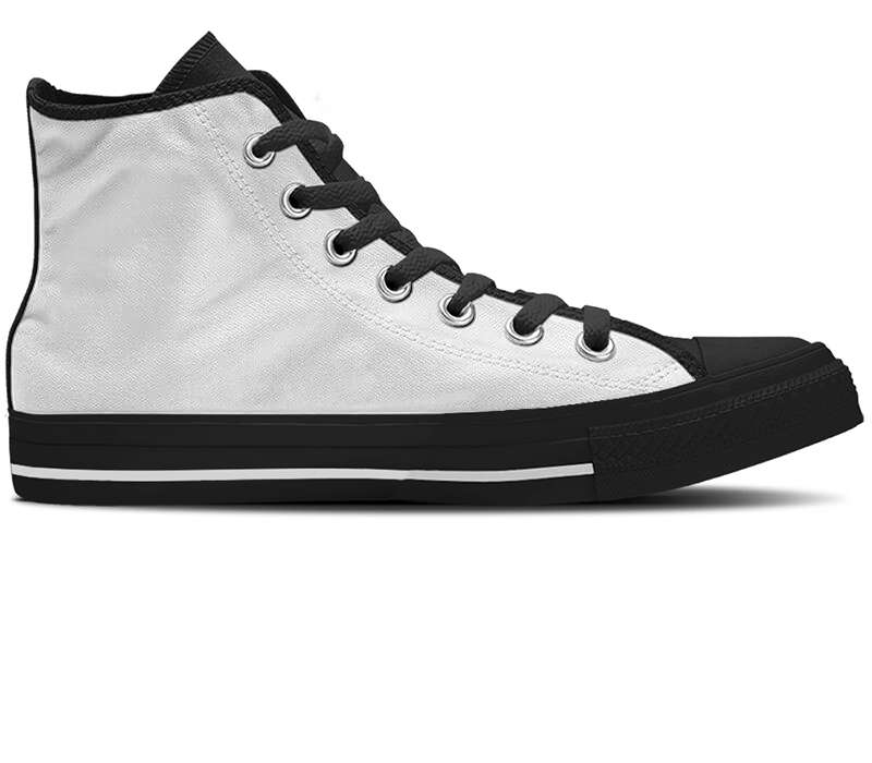 Design Your Own - Black High Tops