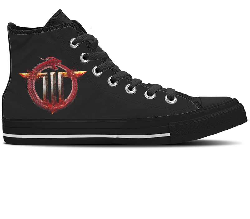 Design Your Own - Black High Tops
