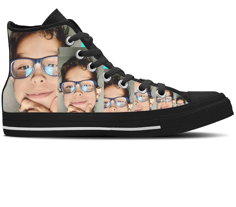 Design Your Own - Black High Tops