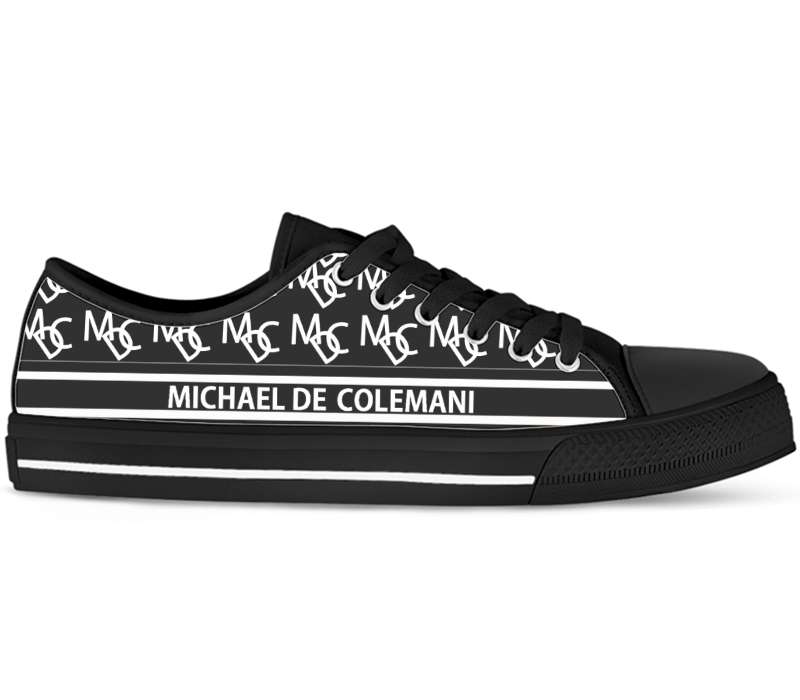Design Your Own - Black Low Tops