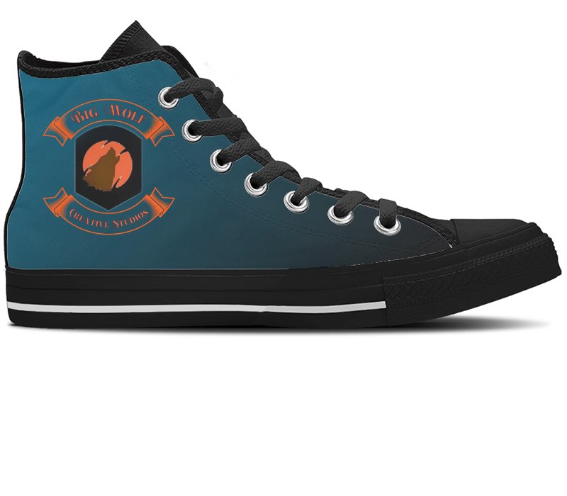Design Your Own - Black High Tops