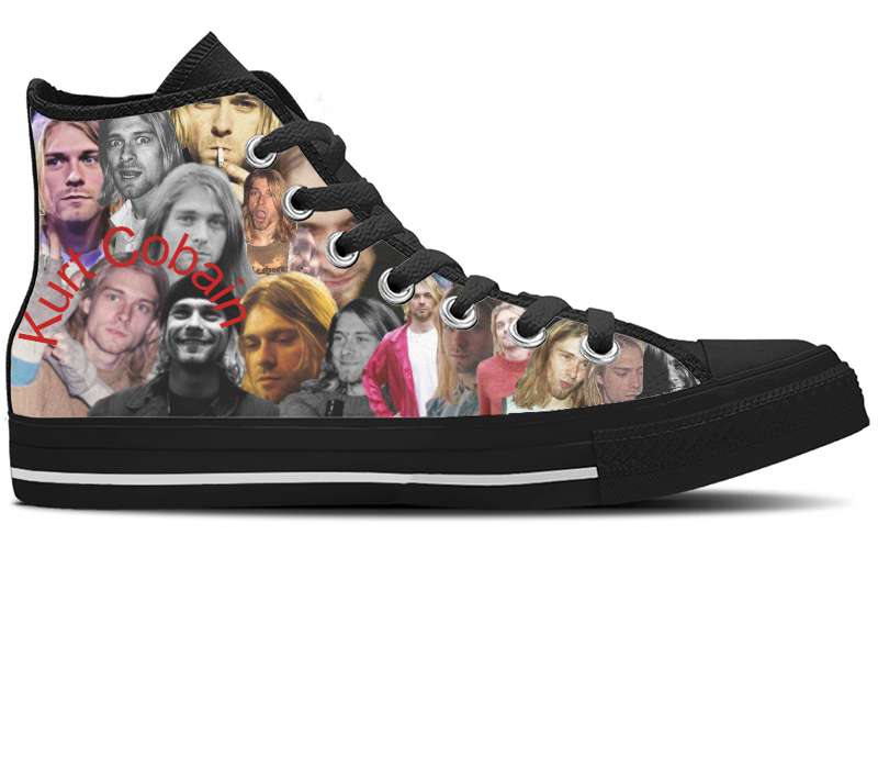 Design Your Own - Black High Tops