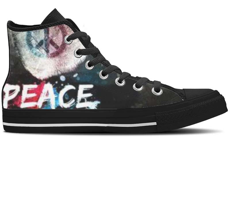 Design Your Own - Black High Tops