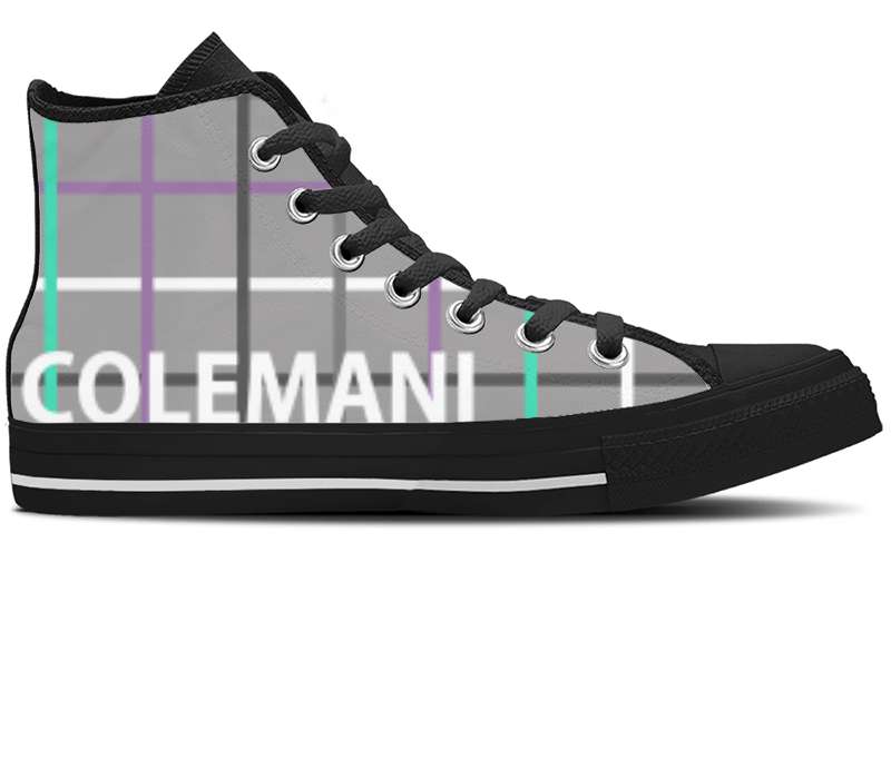 Design Your Own - Black High Tops