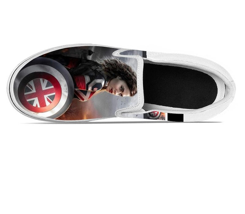 Design Your Own - Slip Ons White