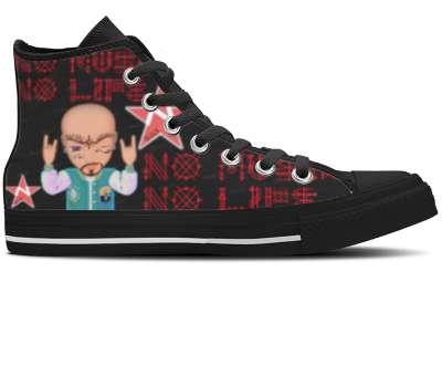 Design Your Own - Black High Tops
