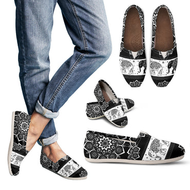 Ethnic Elephant Yoga Shoes - CustomKiks Shoes