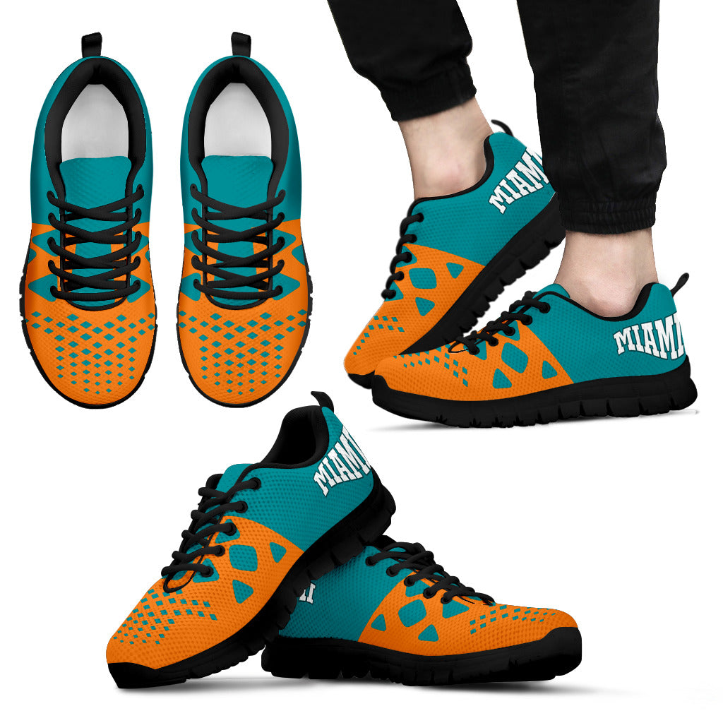 Miami Dolphins Colors - CustomKiks Shoes