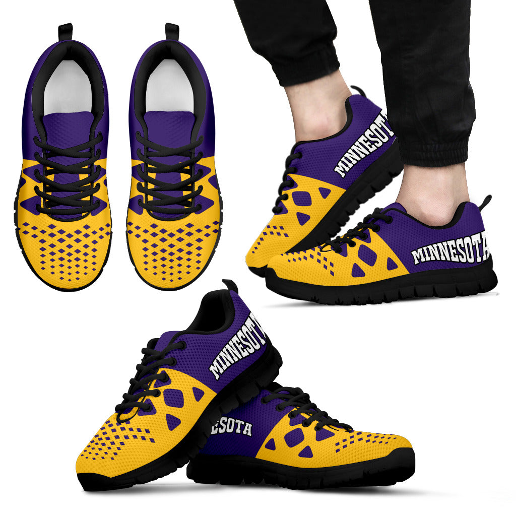 Minnesota Vikings Colors - CustomKiks Shoes