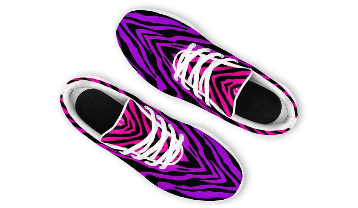 Pink Zebra Sneakers: Zebra Print Sport Shoes