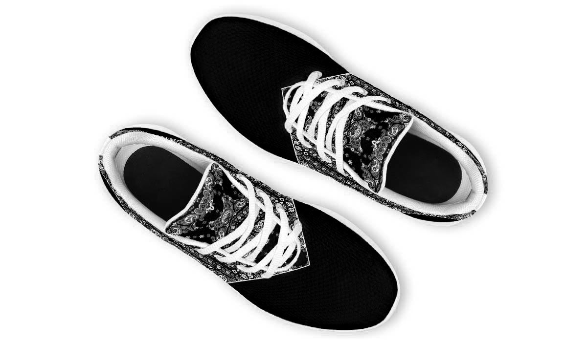 Black Bandana Shoes
