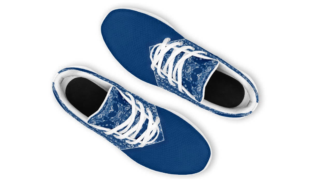 Blue Bandana Shoes