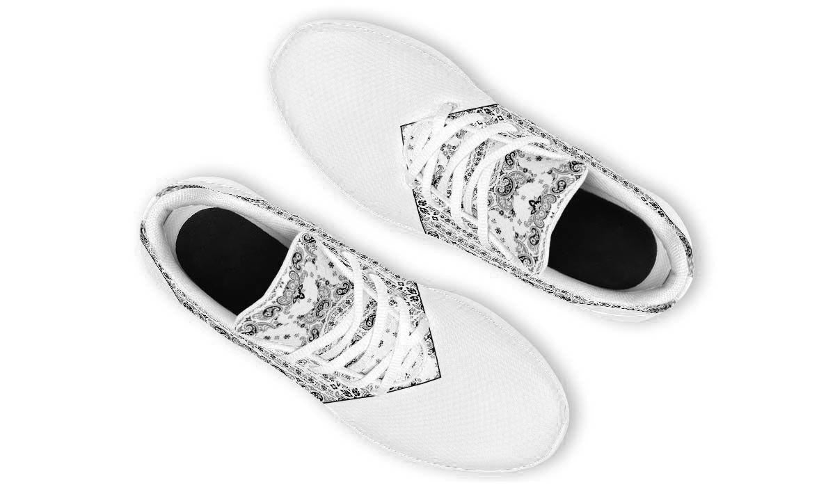 White Bandana Shoes