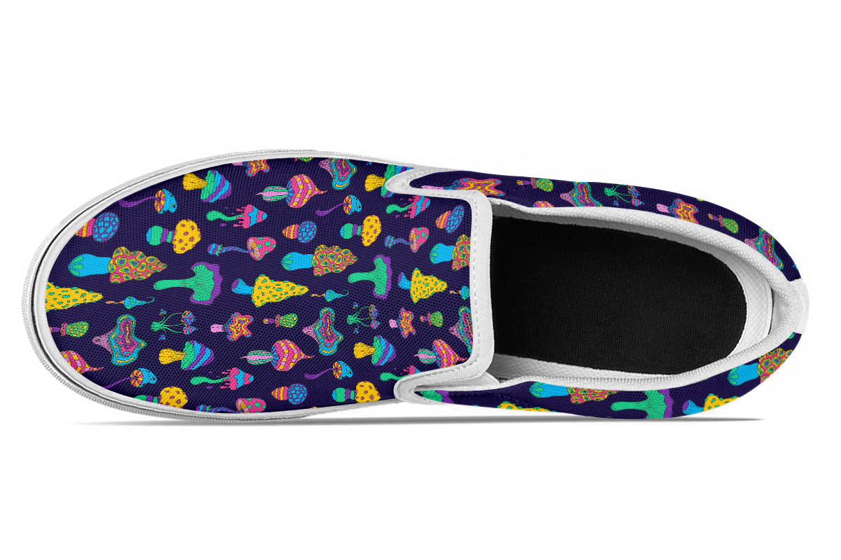 MUSHROOM MAGIC SLIP ONS