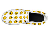 Smiley Pattern Slip Ons