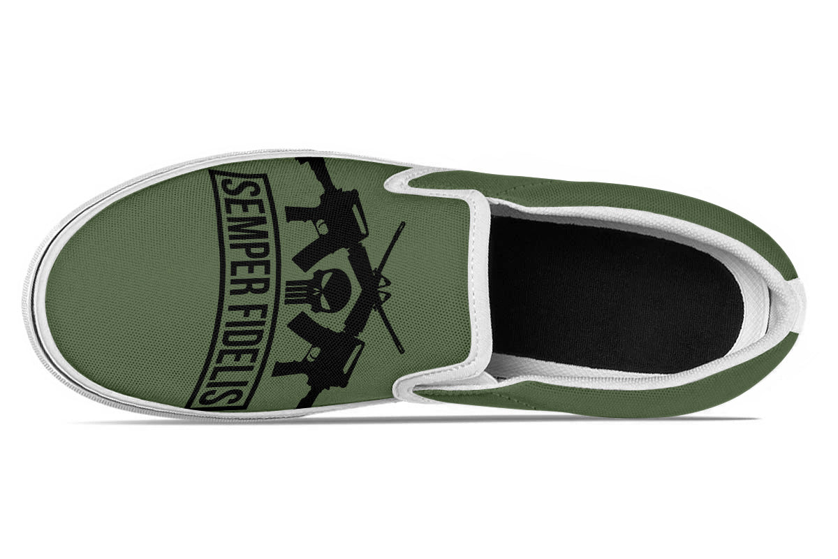 US MARINES SLIP ONS