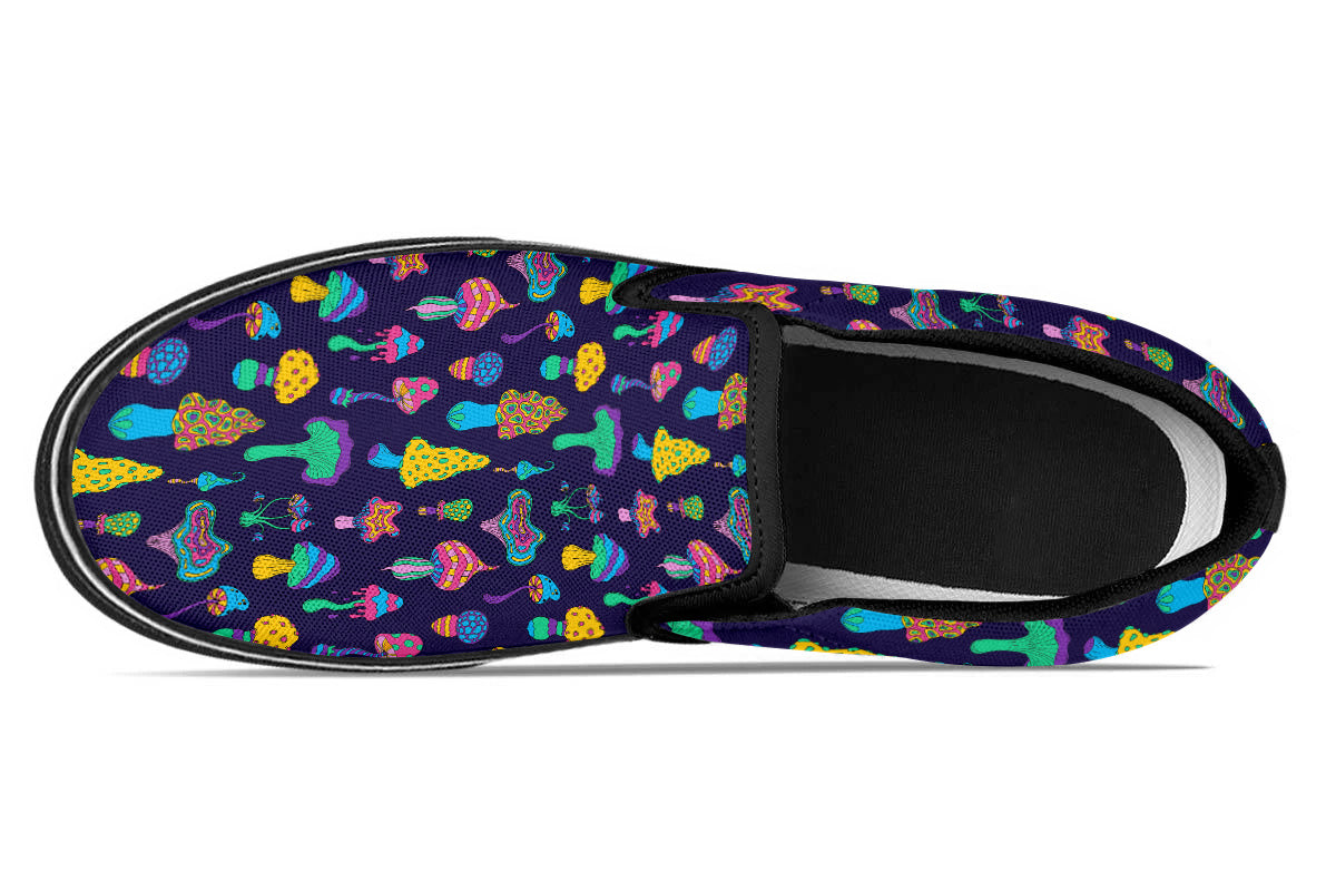 MUSHROOM MAGIC SLIP ONS