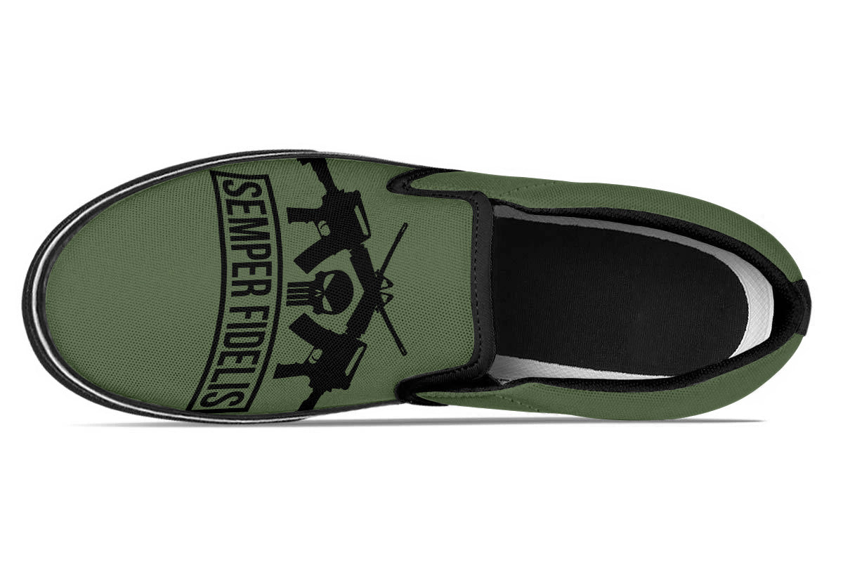 US MARINES SLIP ONS