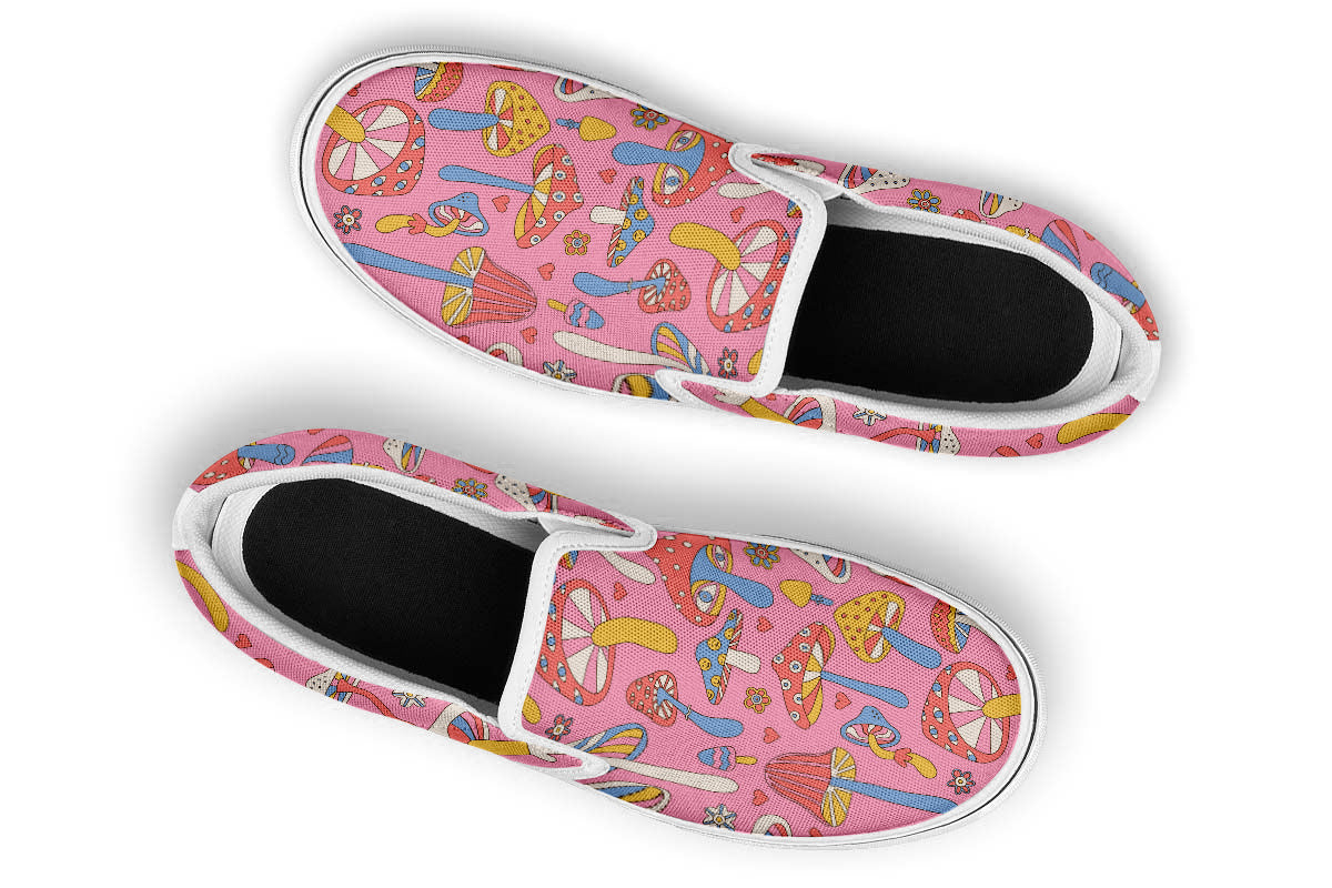 FUNKY MUSHROOMS SLIP ONS