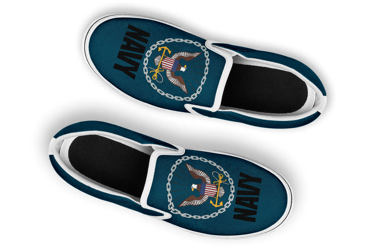 US NAVY SLIP ONS