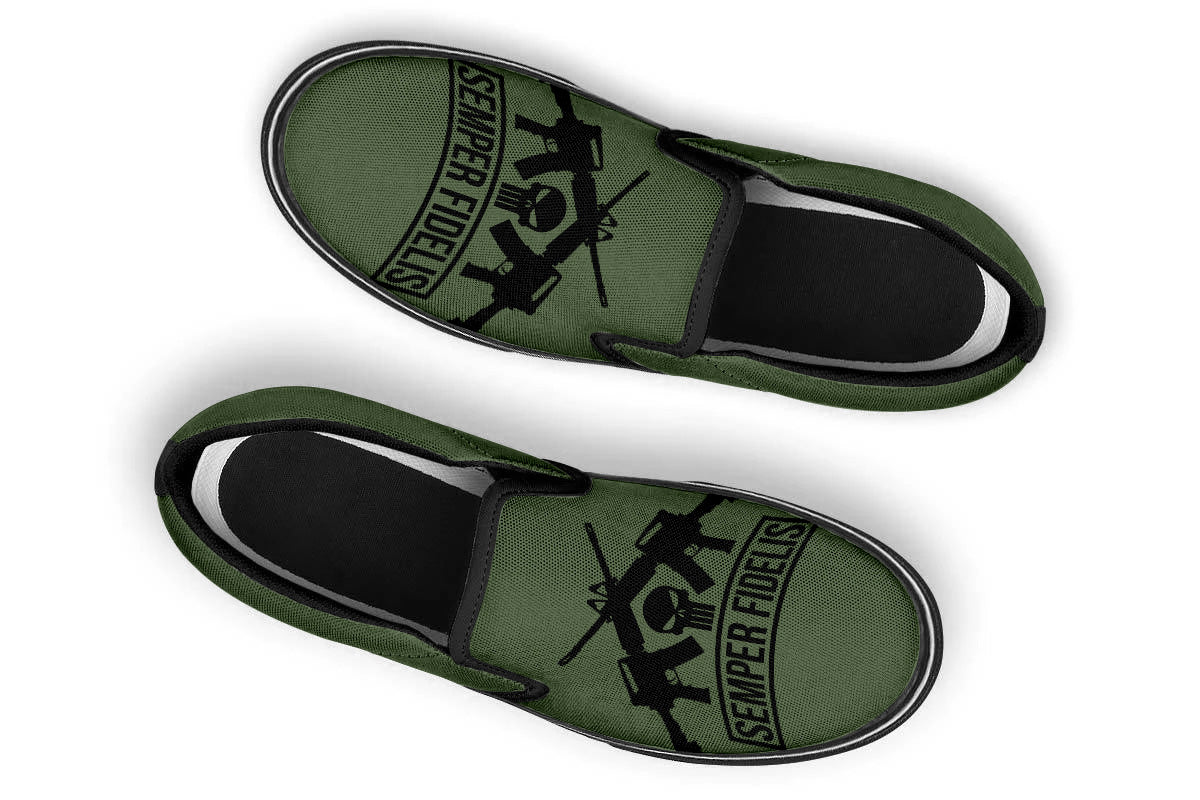 US MARINES SLIP ONS