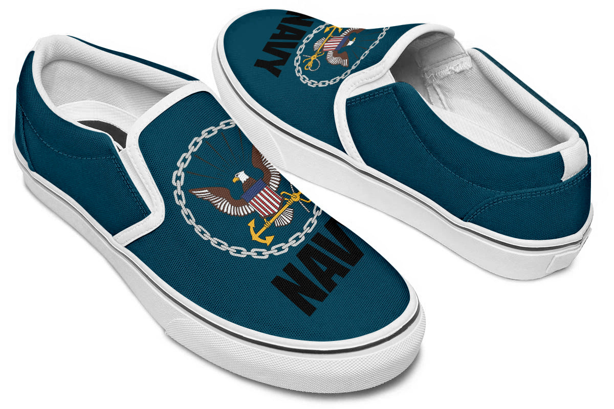 US NAVY SLIP ONS